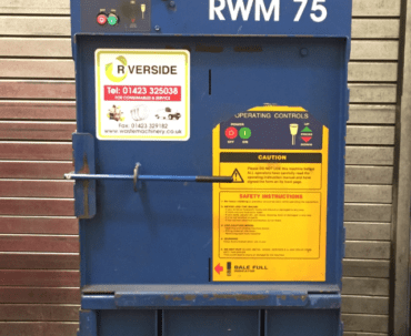 Low cost RWM 75 compact waste baler